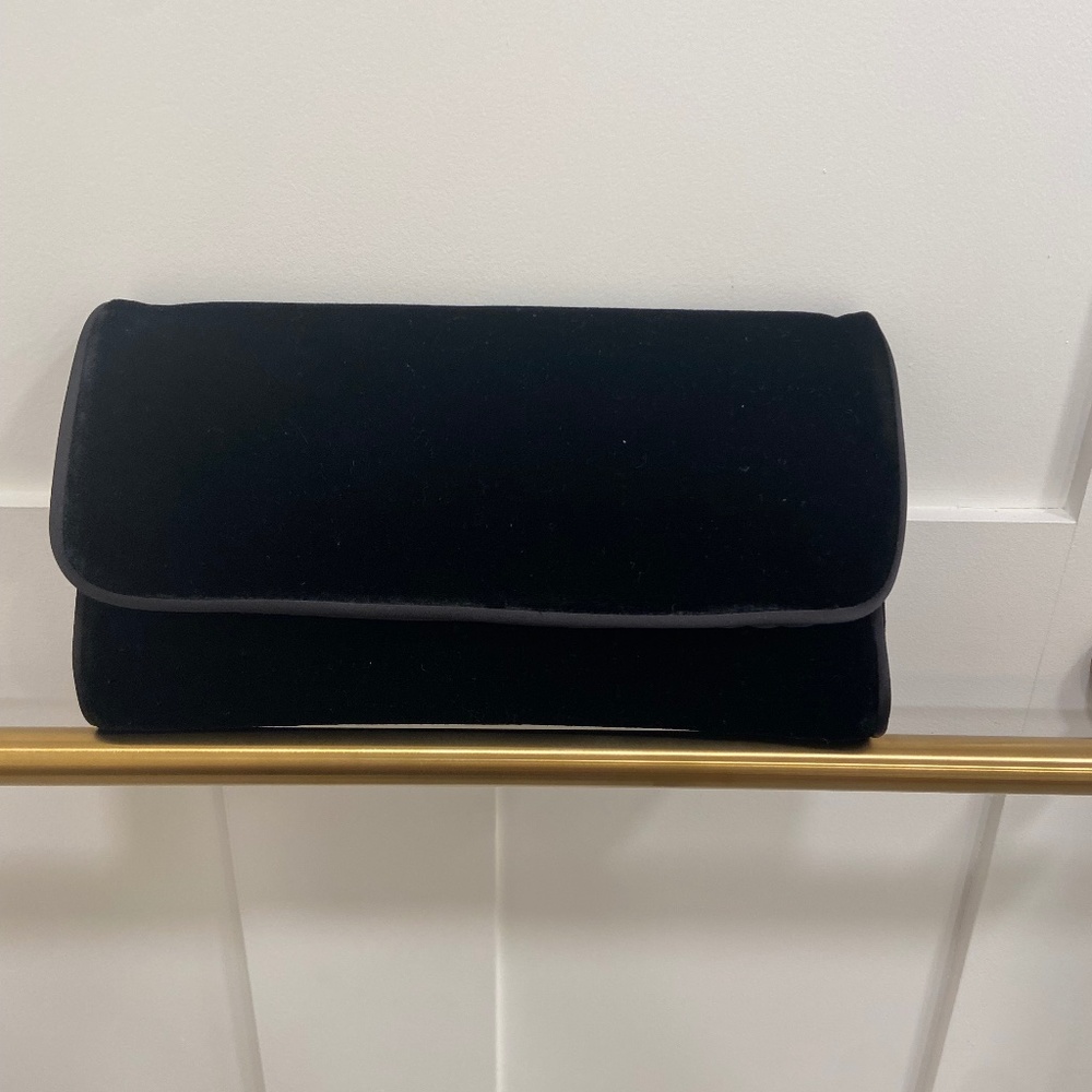 J Crew Velvet Clutch